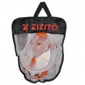 Детска маска за шнорхелинг, размер XS, оранжева ZIZITO 359121 12