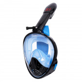 Цяла маска за шнорхелинг, размер S/M, черна със синьо Zi 359214 6