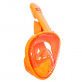 Детска цяла маска за шнорхелинг, размер XS, оранжева Zi 359550 3