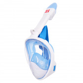 Цяла маска за шнорхелинг, размер L/XL, бяла със синьо Zi 359959 5
