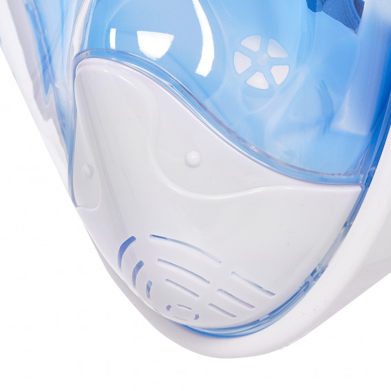 Цяла маска за шнорхелинг, размер L/XL, бяла със синьо Zi 359965 8