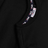 Памучна тениска с логото на бранда, черна Fila 360035 3