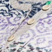 Плетена жилетка във финна плетка за момиче Benetton 36010 3