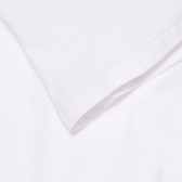 Къса тениска от органичен памук с логото на бранда, бяла Fila 360422 3
