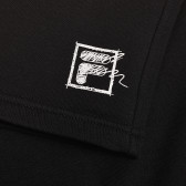 Къси панталони с щампа на бранда, черни Fila 360461 2