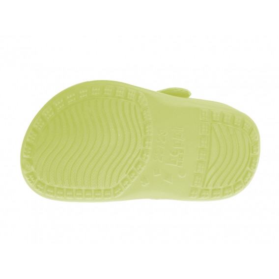 Ароматизирани гумени чехли с апликация за бебе, зелени Beppi 360760 3