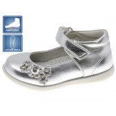 Обувки за бебе с декорация, сребристи Beppi 360855 