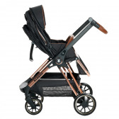Детска количка Barron 3 в 1, черна с галванизирана алуминиева рамка ZIZITO 361264 10