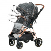 Детска количка Barron 3 в 1, черна с галванизирана алуминиева рамка ZIZITO 361270 16