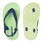 Гумени сандали със зелени акценти, сини Ipanema 361442 4