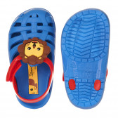 Ароматизирани гумени сандали за бебе, сини Ipanema 361446 4