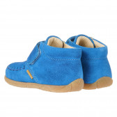 Обувки от естествен велур за бебе, сини PRIMIGI 361494 3