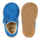 Обувки от естествен велур за бебе, сини PRIMIGI 361495 4