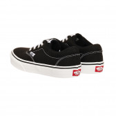 Гуменки с името на бранда и бели акценти, черни Vans 361566 3