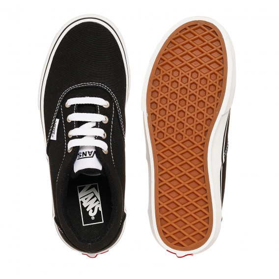 Гуменки с името на бранда и бели акценти, черни Vans Гуменки с името на бранда и бели акценти, черни Vans 361567 4