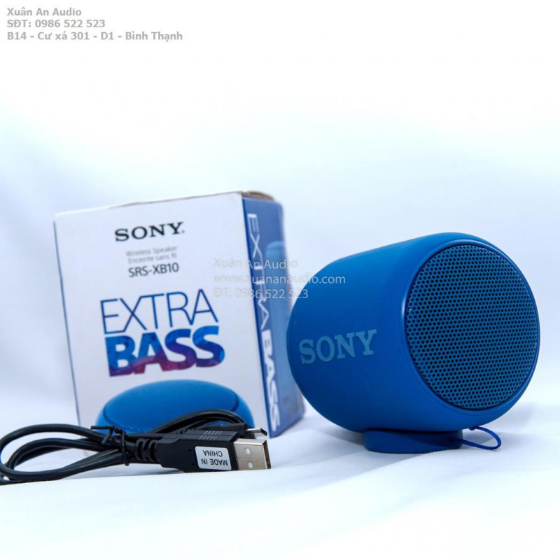 Преносима колонка, SRS-XB10 Син марка SONY. Произход Япония | Kidso.bg