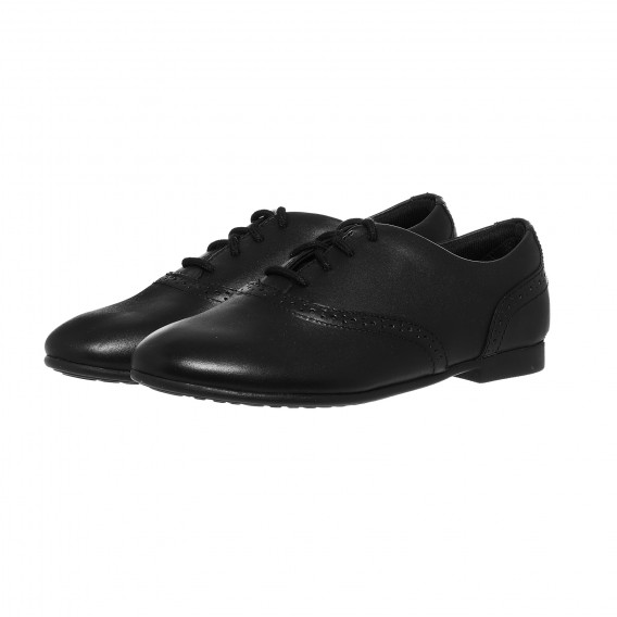 Елегантни обувки от естествена кожа, черни Clarks 361783 2