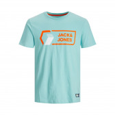 Тениска с логото на бранда, синя Jack & Jones junior 362272 