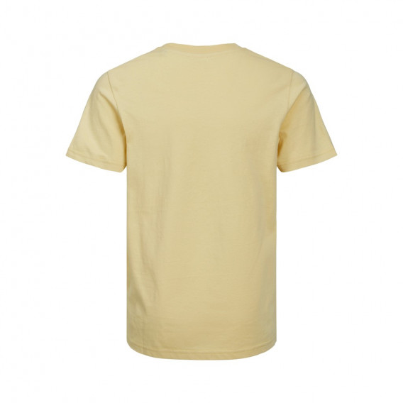 Тениска с графичен принт, жълта Jack & Jones junior 362413 2