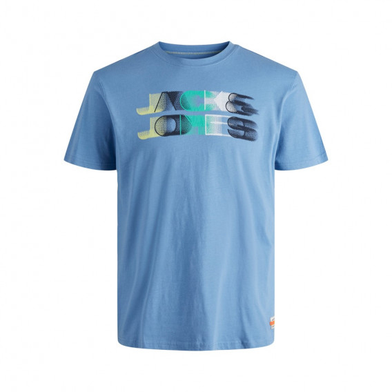 Тениска с принт, светло синя Jack & Jones junior 362508 