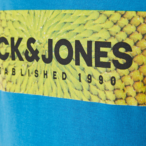 Тениска с принт на бранда Jack & Jones junior 362517 2