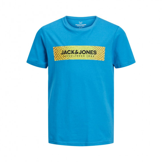 Тениска с принт на бранда Jack & Jones junior 362518 