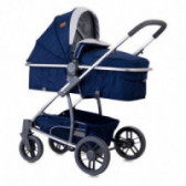 Комбинирана детска количка S 500 Set Blue Travelling 3 в 1, синя Lorelli 36254 2