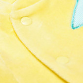 Плюшен гащеризон с предно закопчаване и апликация лъвче за бебе, жълт Chicco 36263 4