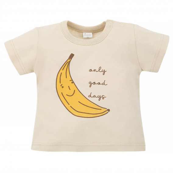 Тениска с къс ръкав и надпис Only goods days Pinokio 362796 