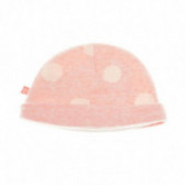 Плетена шапка за момиче розова Chicco 36293 2