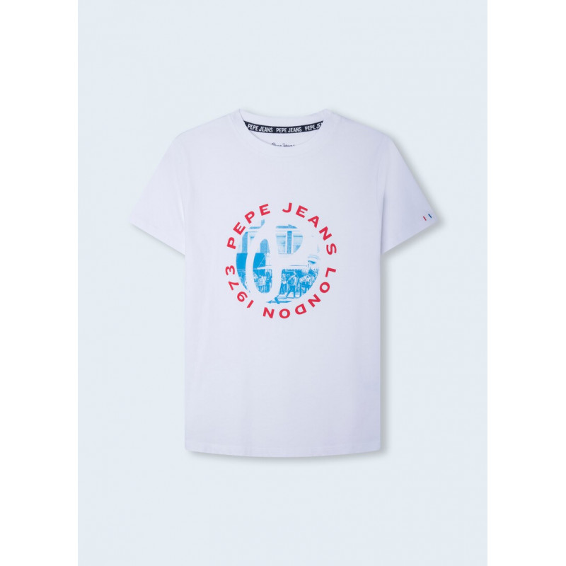 Тениска 1973 London, бяла  363372