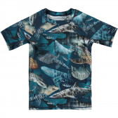 Тениска за плаж с UPF 50+ защита и прин на акули Molo 363397 