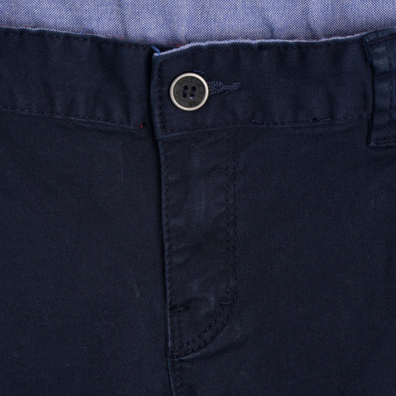 Памучен панталон с три джоба, син Chicco 364358 2