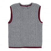 Пуловер-жилетка с декоративна плетка и кант Chicco 364823 