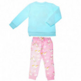 Памучна пижама от две части с щампа на еднорози за момиче Chicco 36493 2