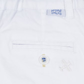 Панталон с ластици на крачолите, бял Chicco 365537 3
