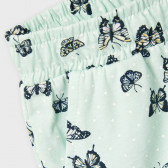 Памучни къси панталони с принт на пеперуди Name it 366417 3