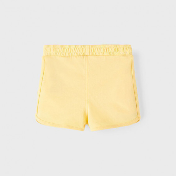 Памучни къси панталони, жълти Name it 366472 2