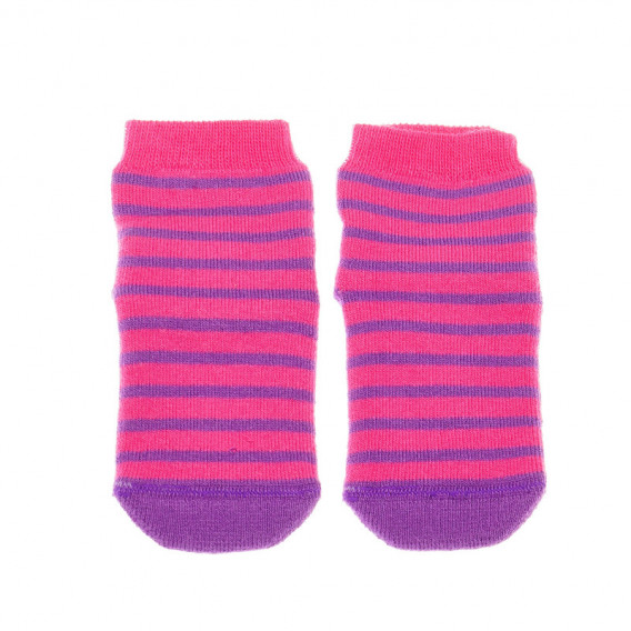 Комплект клин и чорапи за бебе в розово и лилаво Chicco 36667 4