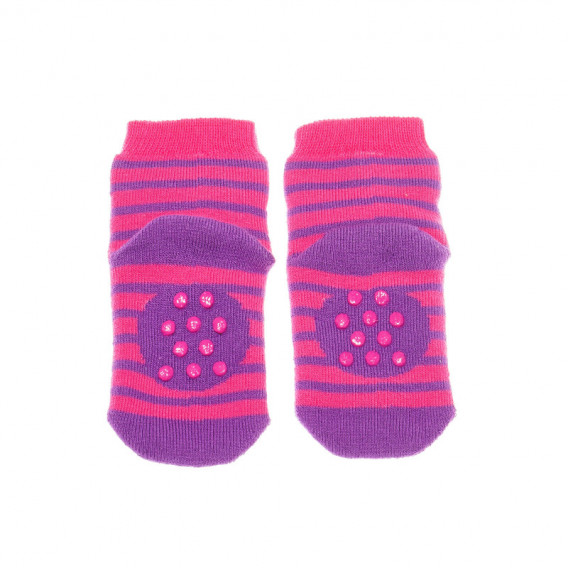 Комплект клин и чорапи за бебе в розово и лилаво Chicco 36668 5