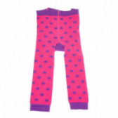 Комплект клин и чорапи за бебе в розово и лилаво Chicco 36669 2