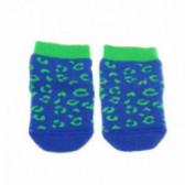 Комплект клин и чорапи за бебе в синьо и зелено Chicco 36676 4
