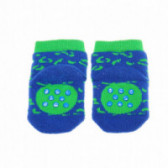 Комплект клин и чорапи за бебе в синьо и зелено Chicco 36677 5