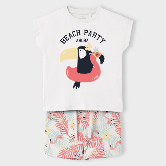 Комплект от тениска и къси панталони, Beach Party Name it 367420 