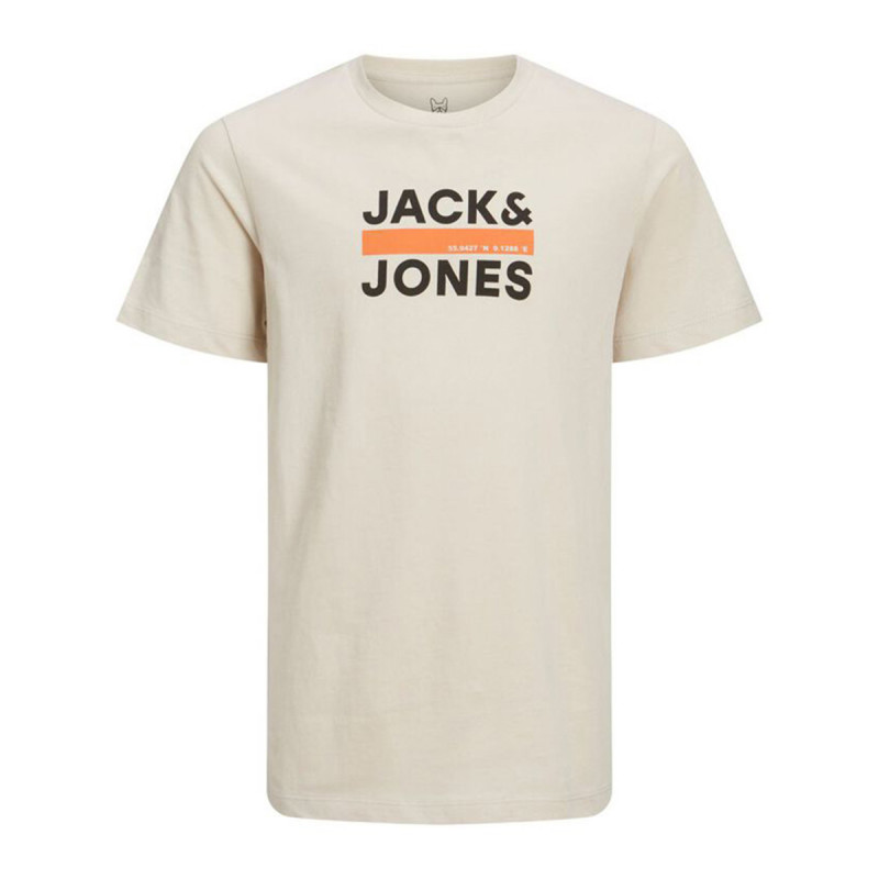 Тениска с надпис Jac&Jones, бяла  367446