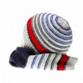 Плетен комплект шапка и шал на райета за бебе Chicco 36757 2