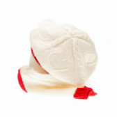 Плетен комплект шапка и шал на сърца за бебе Chicco 36768 2