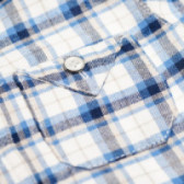 Памучна риза с дълъг ръкав за бебе на каре Chicco 36782 2