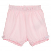 Памучен къс панталон с панделки, розов Chicco 367914 