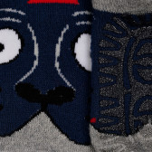Чорапи с червени акценти и апликация на куче Chicco 367935 2